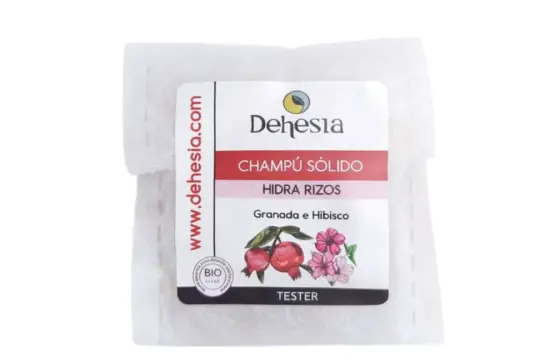 Muestra Dehesia Champu Solido Granada e Hibisco
